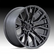 Fuel Rebar 5 D848 Matte Gunmetal Custom Truck Wheels